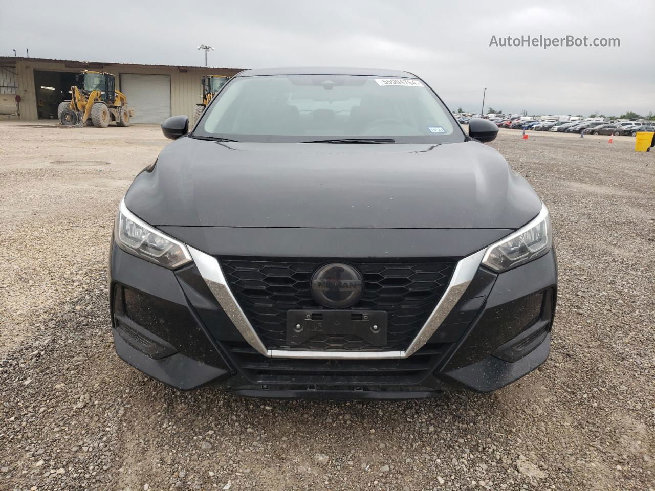 2021 Nissan Sentra S Черный vin: 3N1AB8BV5MY327823