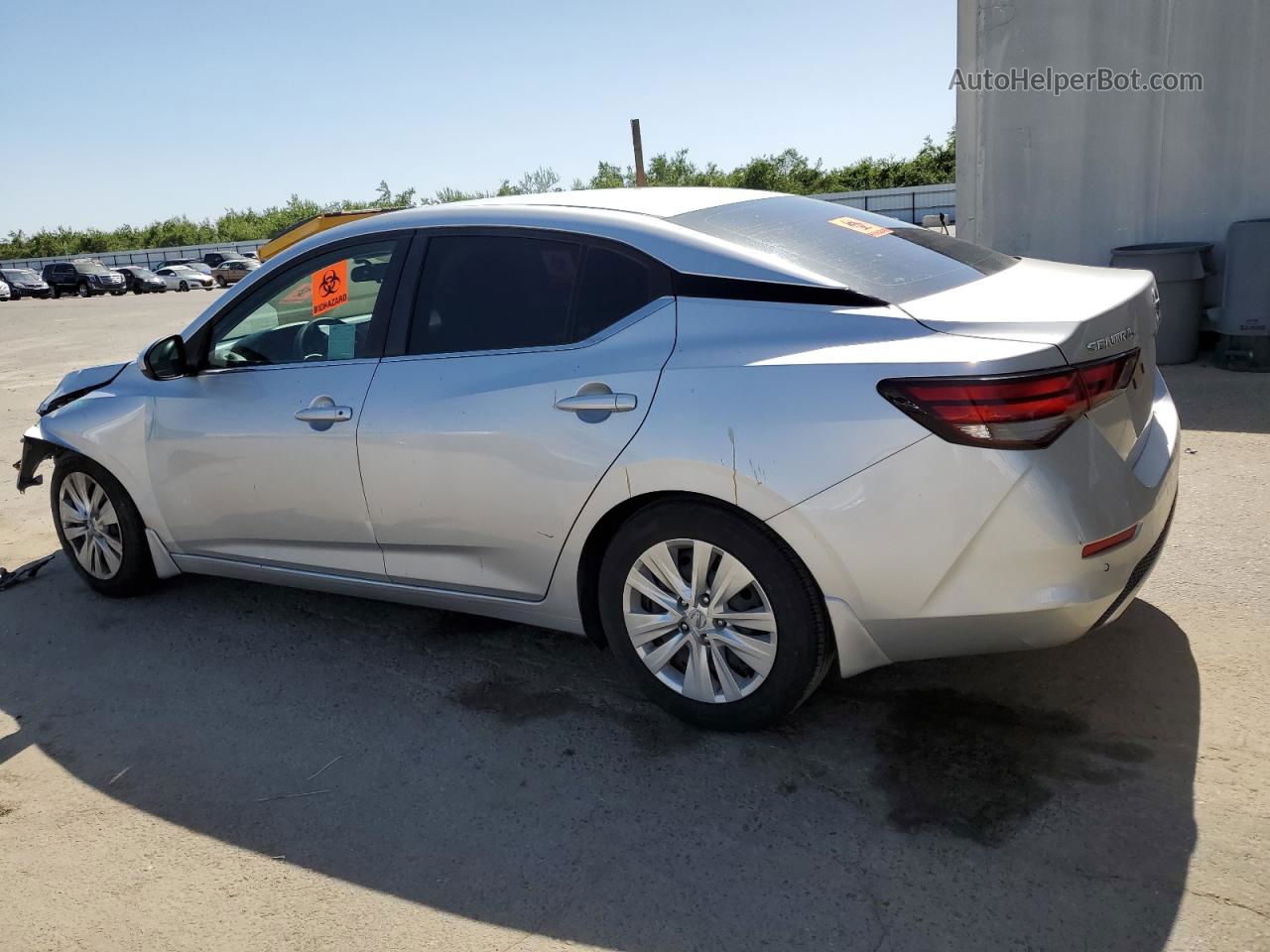 2020 Nissan Sentra S Silver vin: 3N1AB8BV6LY244450