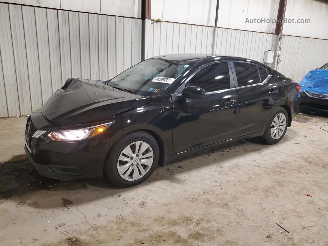 2021 Nissan Sentra S Black vin: 3N1AB8BV6MY249925