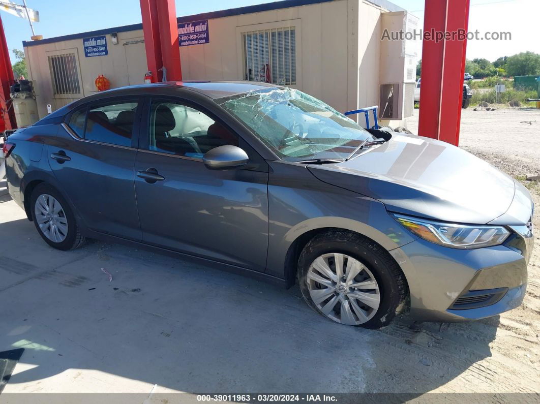 2021 Nissan Sentra S Xtronic Cvt Gray vin: 3N1AB8BV6MY268443