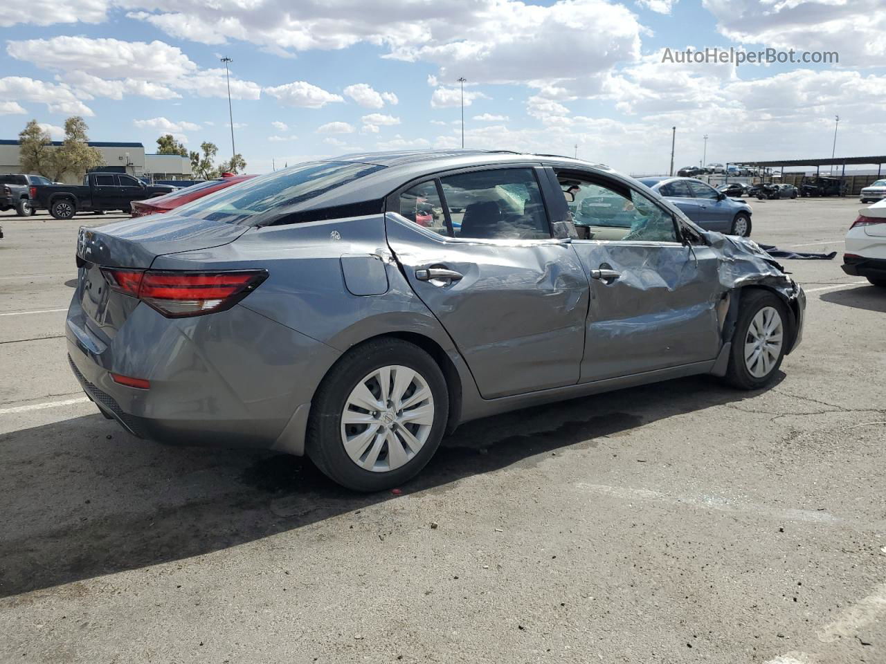 2021 Nissan Sentra S Gray vin: 3N1AB8BV6MY304809