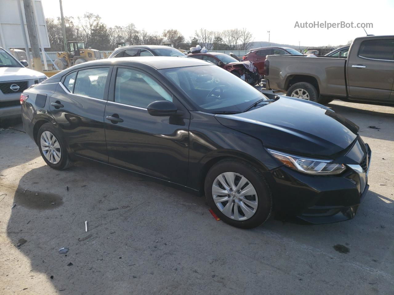 2023 Nissan Sentra S Black vin: 3N1AB8BV6PY297946