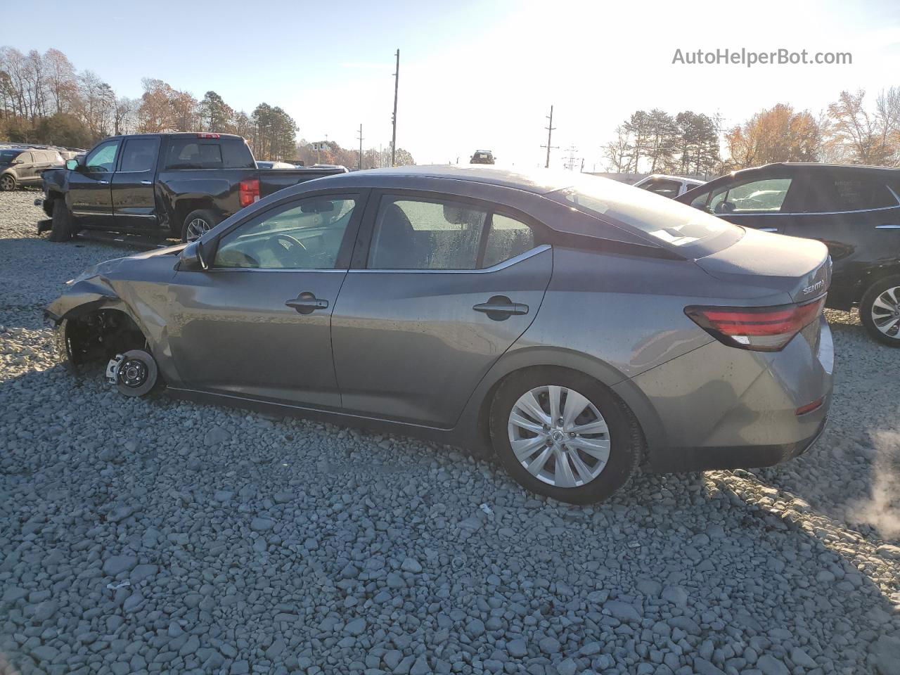 2023 Nissan Sentra S Gray vin: 3N1AB8BV6PY305821