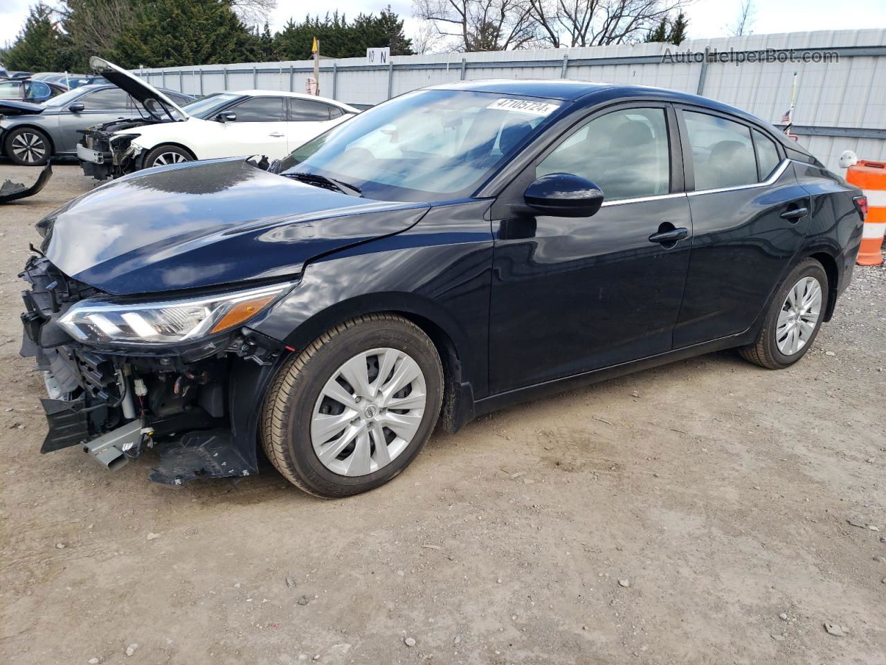 2020 Nissan Sentra S Black vin: 3N1AB8BV7LY257692