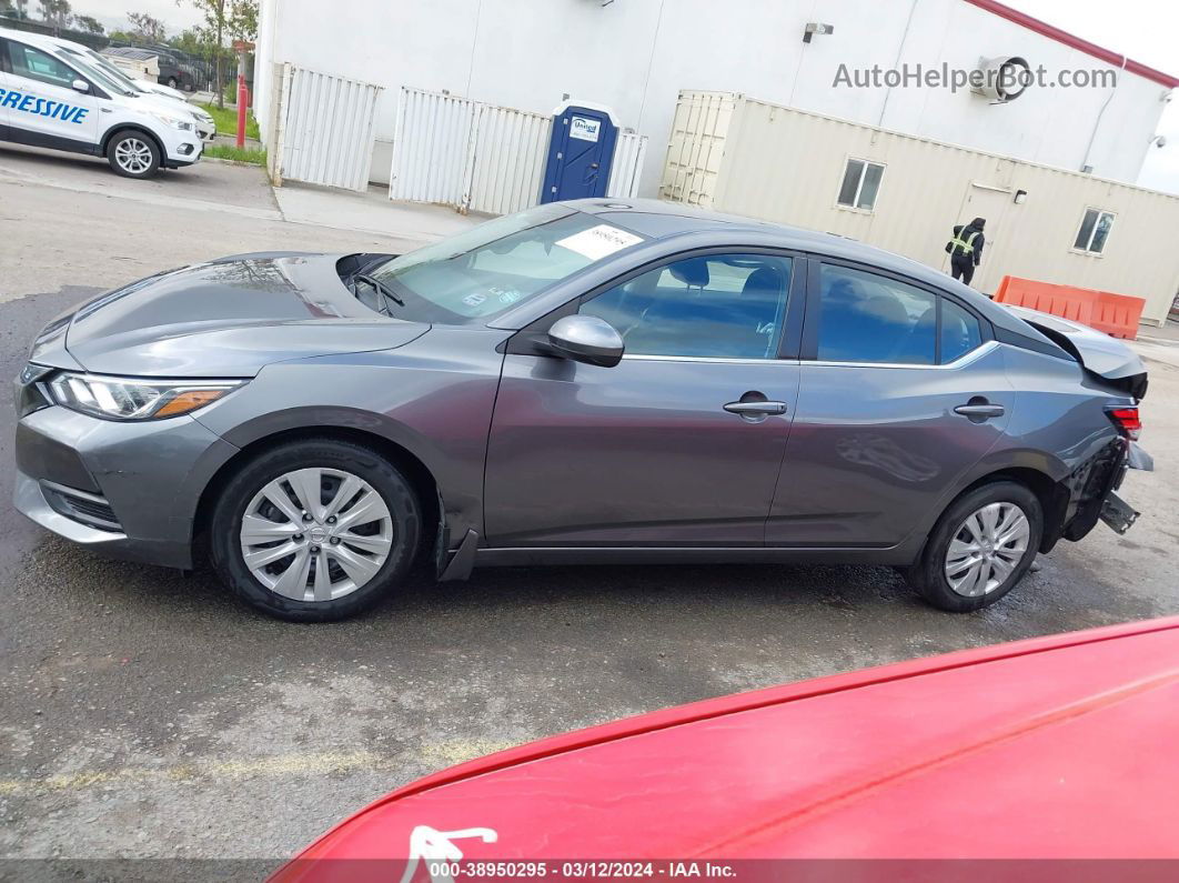 2020 Nissan Sentra S Xtronic Cvt Gray vin: 3N1AB8BV7LY287890