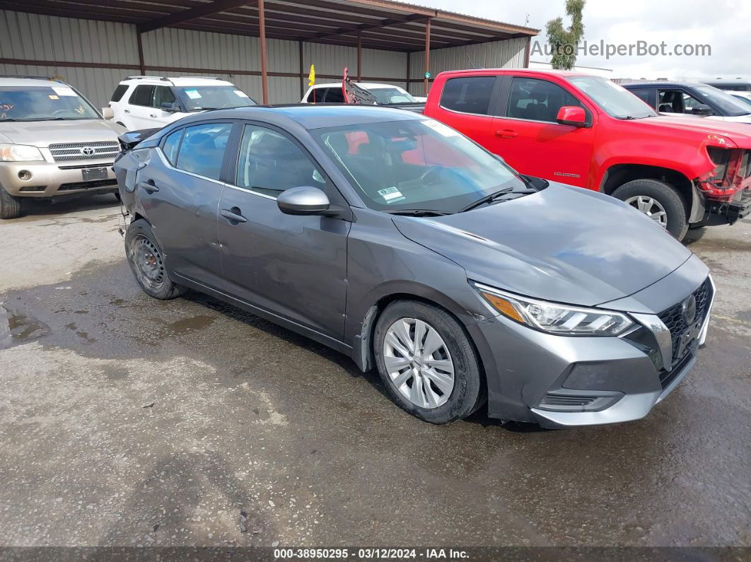 2020 Nissan Sentra S Xtronic Cvt Gray vin: 3N1AB8BV7LY287890