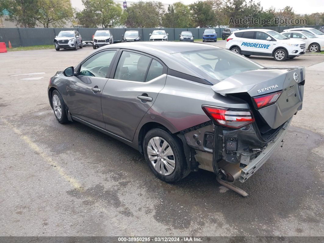 2020 Nissan Sentra S Xtronic Cvt Серый vin: 3N1AB8BV7LY287890