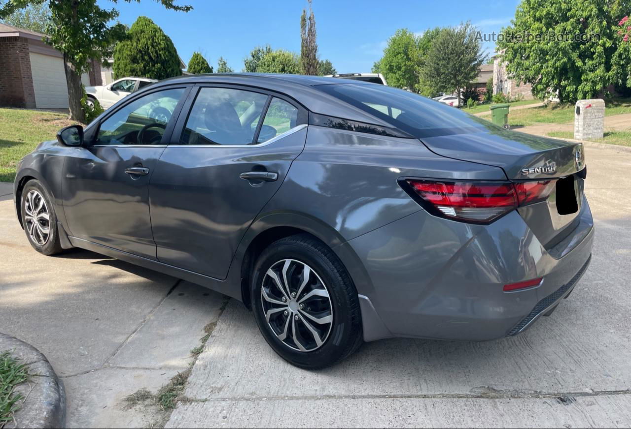 2020 Nissan Sentra S Gray vin: 3N1AB8BV7LY291681