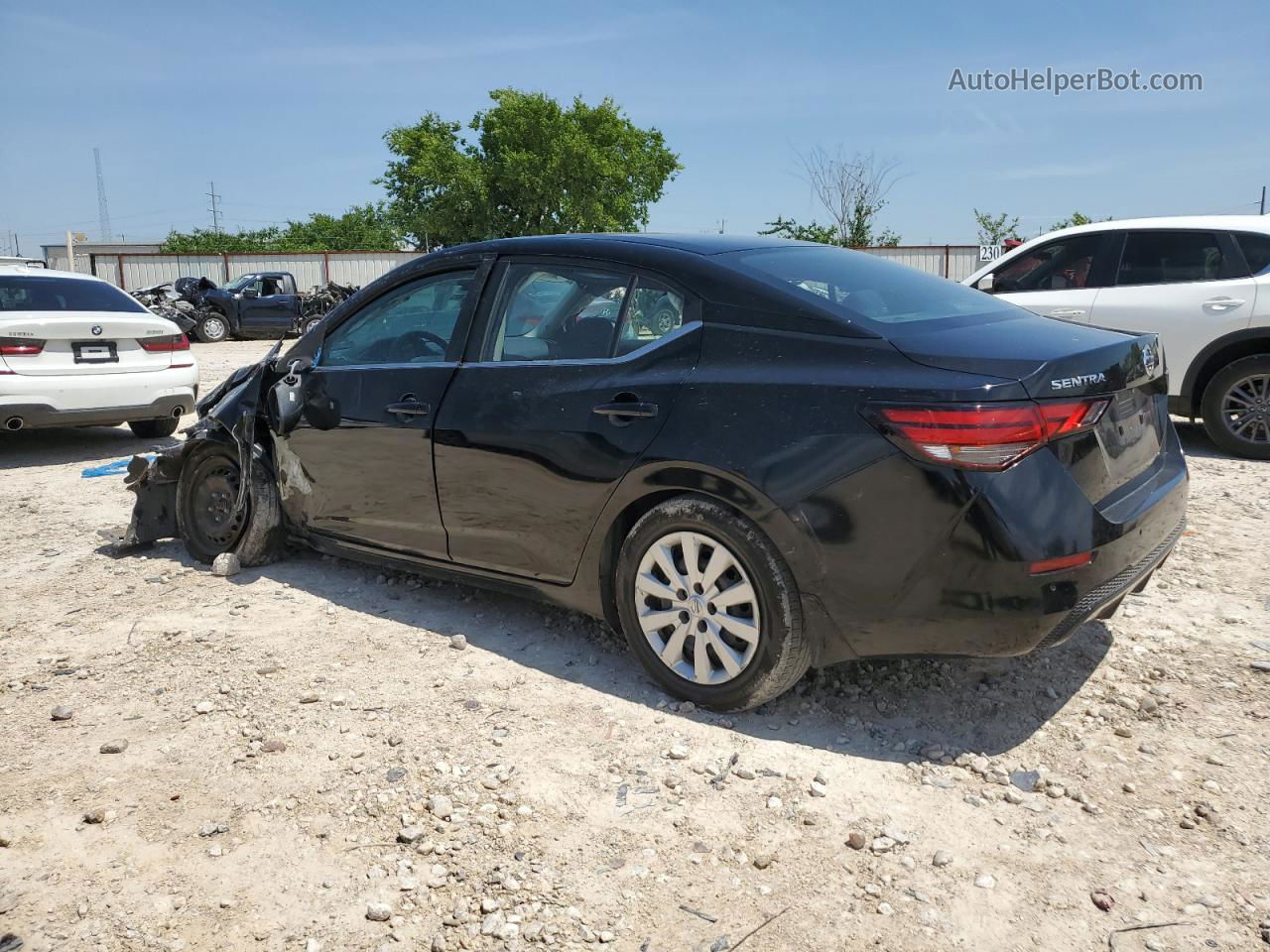 2021 Nissan Sentra S Black vin: 3N1AB8BV7MY290175