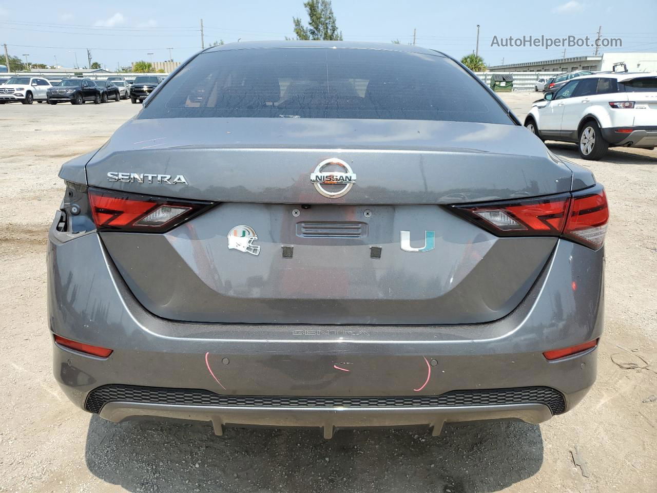 2021 Nissan Sentra S Gray vin: 3N1AB8BV7MY304365