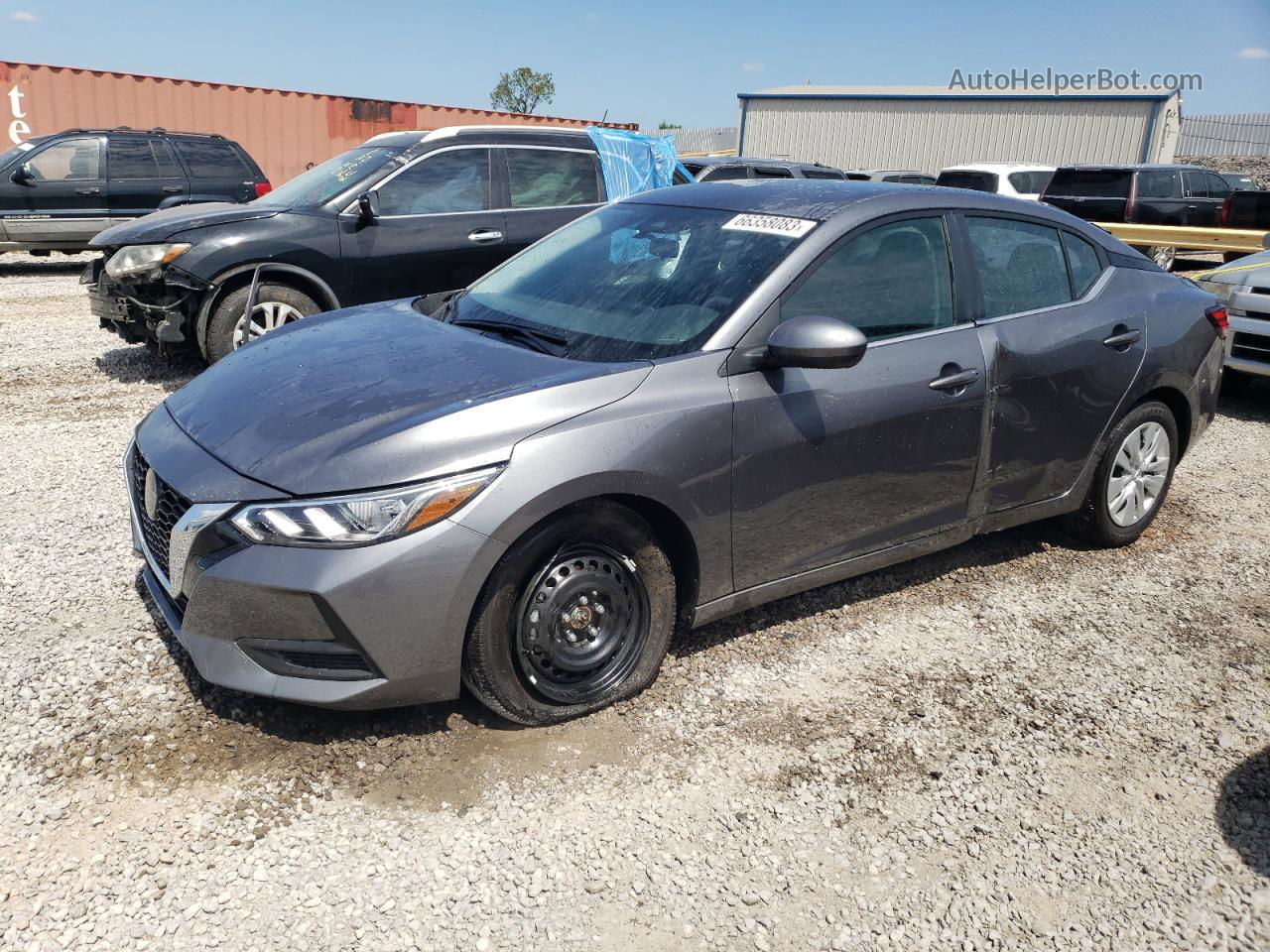 2023 Nissan Sentra S Gray vin: 3N1AB8BV7PY305472