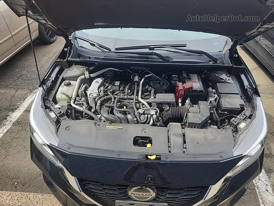 2021 Nissan Sentra S Черный vin: 3N1AB8BV8MY232415