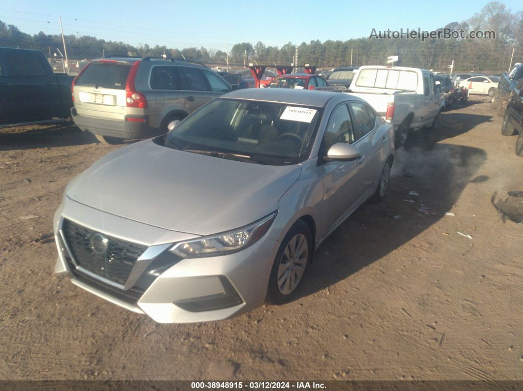 2021 Nissan Sentra S Xtronic Cvt Gray vin: 3N1AB8BV8MY256956