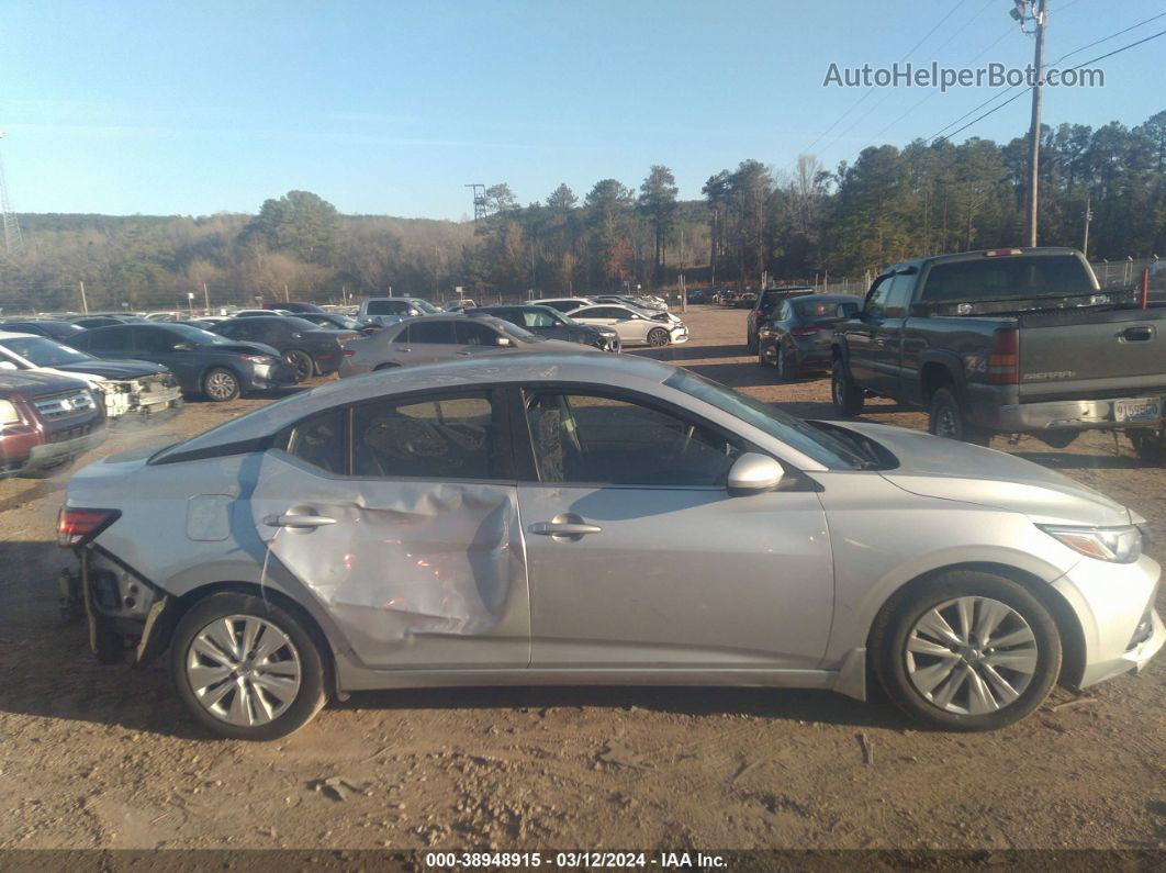 2021 Nissan Sentra S Xtronic Cvt Gray vin: 3N1AB8BV8MY256956