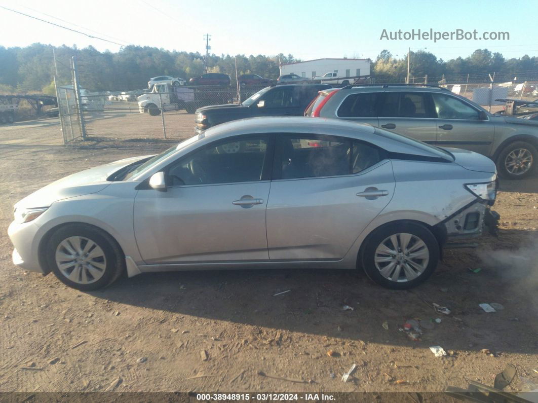 2021 Nissan Sentra S Xtronic Cvt Gray vin: 3N1AB8BV8MY256956