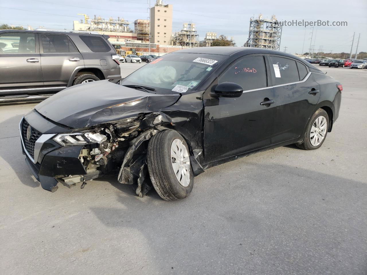 2021 Nissan Sentra S Black vin: 3N1AB8BV8MY278245