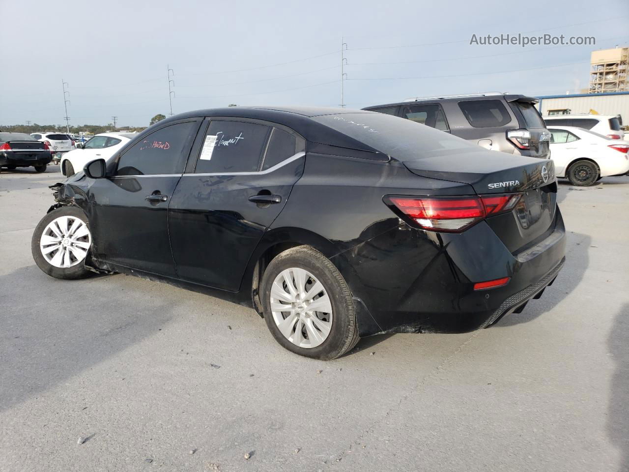 2021 Nissan Sentra S Black vin: 3N1AB8BV8MY278245