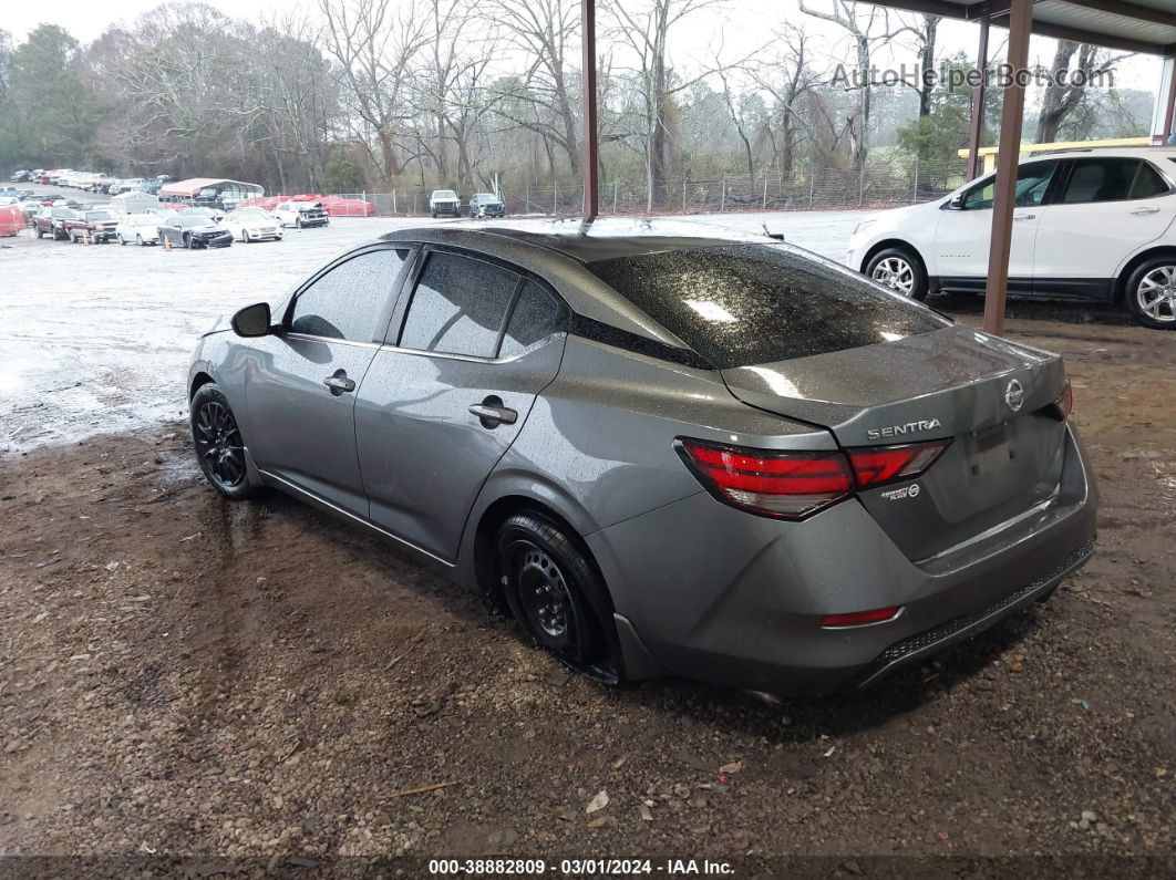 2020 Nissan Sentra S Xtronic Cvt Gray vin: 3N1AB8BV9LY241011