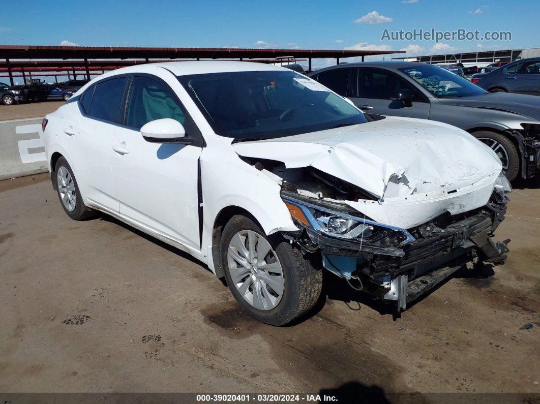 2020 Nissan Sentra S Xtronic Cvt White vin: 3N1AB8BV9LY273909