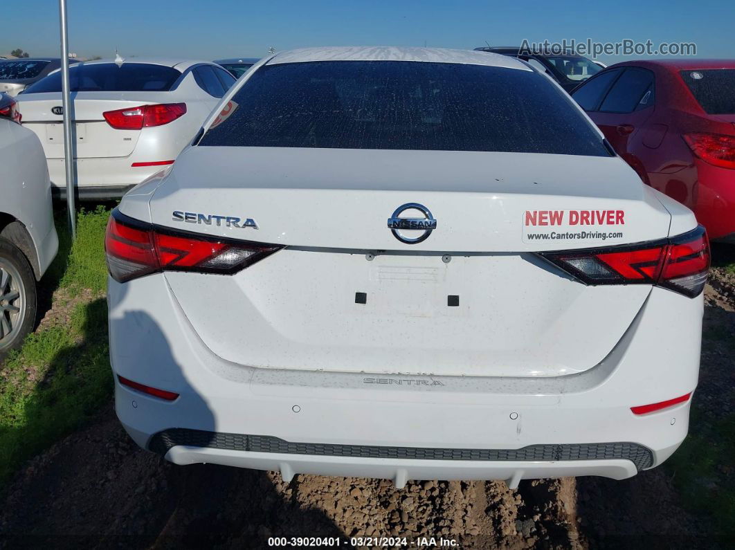 2020 Nissan Sentra S Xtronic Cvt White vin: 3N1AB8BV9LY273909