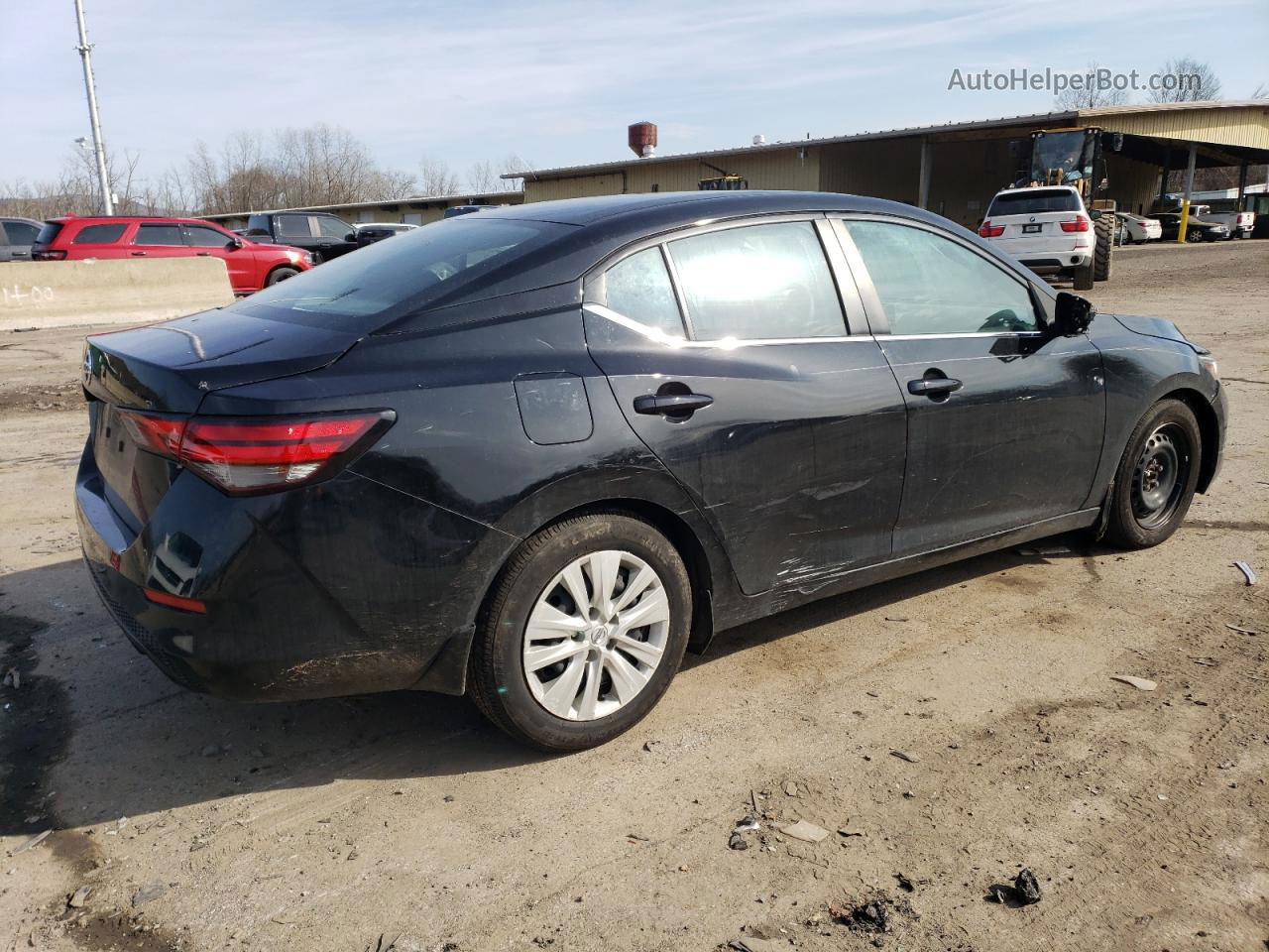 2020 Nissan Sentra S Black vin: 3N1AB8BV9LY296798