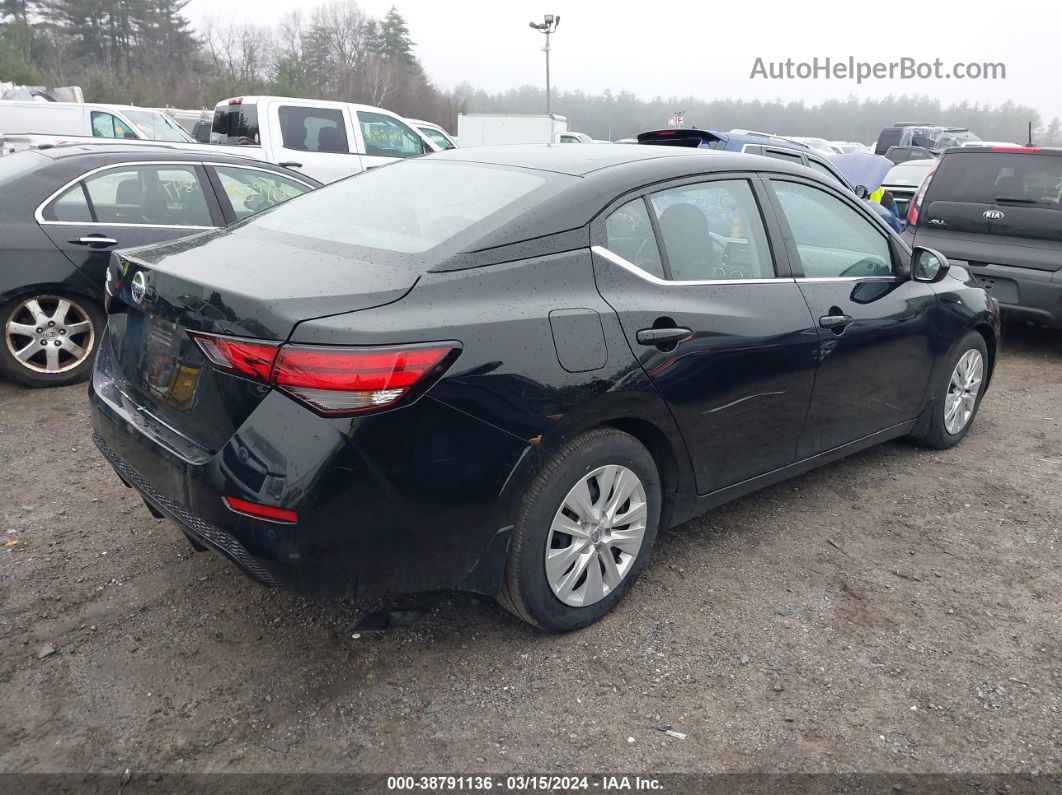 2021 Nissan Sentra S Xtronic Cvt Black vin: 3N1AB8BV9MY232083