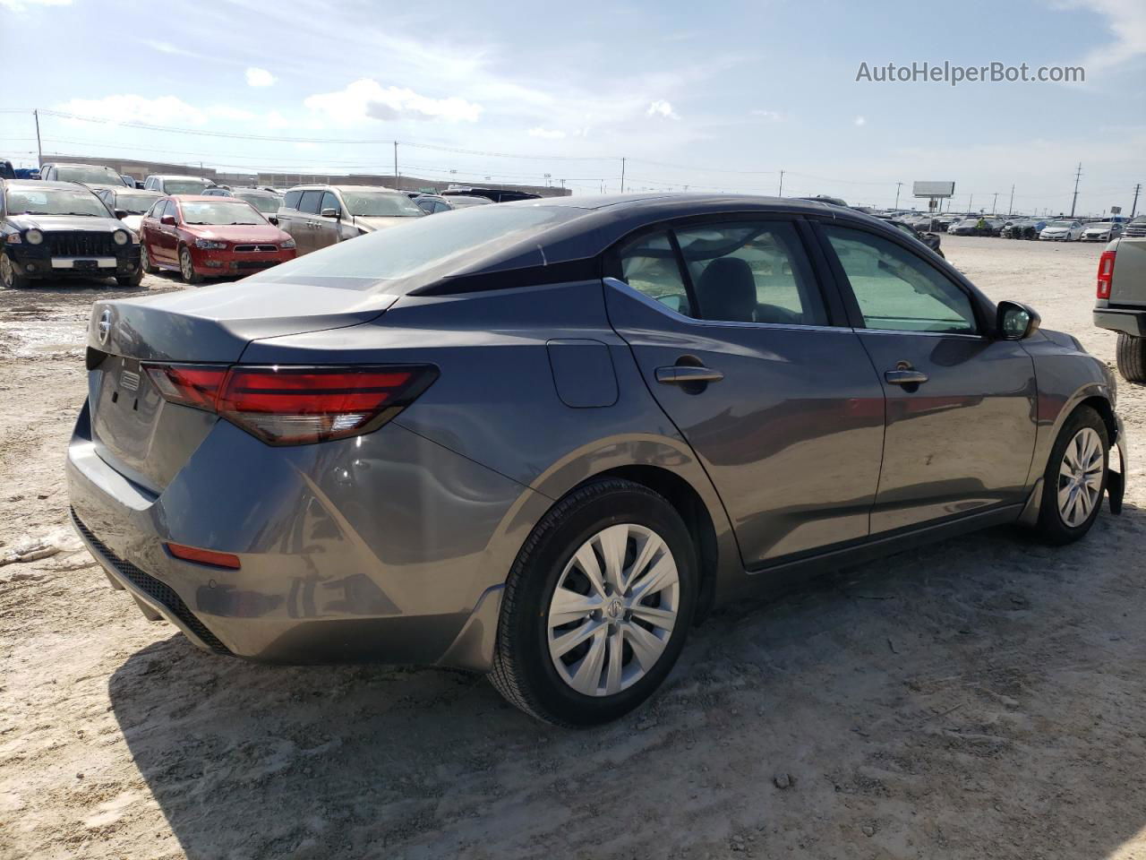 2021 Nissan Sentra S Gray vin: 3N1AB8BV9MY252902