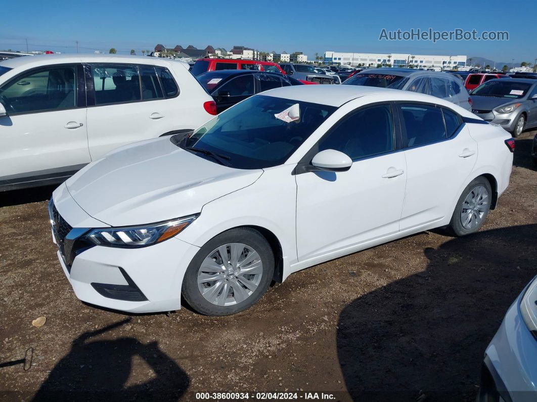 2020 Nissan Sentra S Xtronic Cvt Белый vin: 3N1AB8BVXLY244869