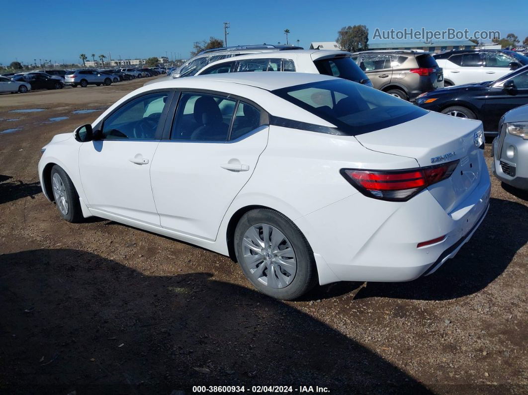 2020 Nissan Sentra S Xtronic Cvt White vin: 3N1AB8BVXLY244869