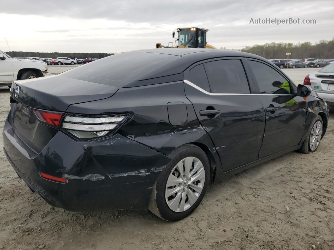 2020 Nissan Sentra S Black vin: 3N1AB8BVXLY272820