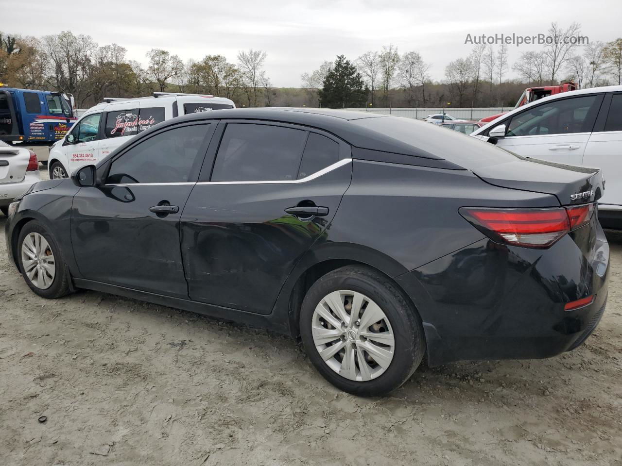 2020 Nissan Sentra S Black vin: 3N1AB8BVXLY272820