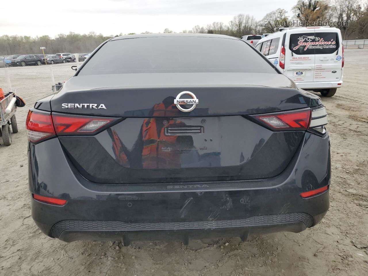 2020 Nissan Sentra S Black vin: 3N1AB8BVXLY272820