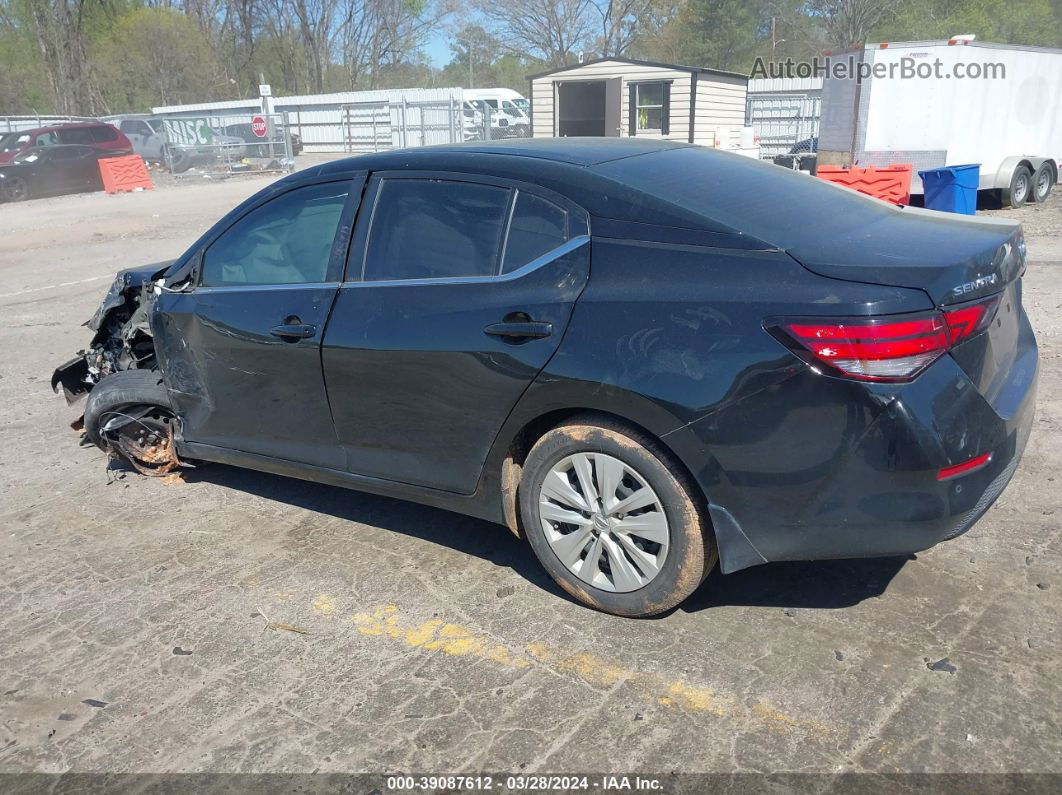 2021 Nissan Sentra S Xtronic Cvt Black vin: 3N1AB8BVXMY269644