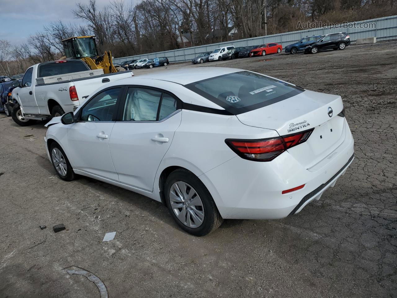 2023 Nissan Sentra S White vin: 3N1AB8BVXPY296119
