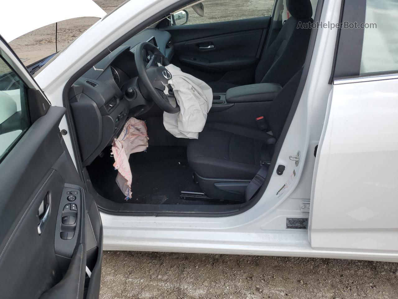 2023 Nissan Sentra S White vin: 3N1AB8BVXPY296119