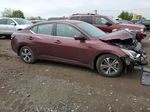 2020 Nissan Sentra Sv Maroon vin: 3N1AB8CV0LY236438