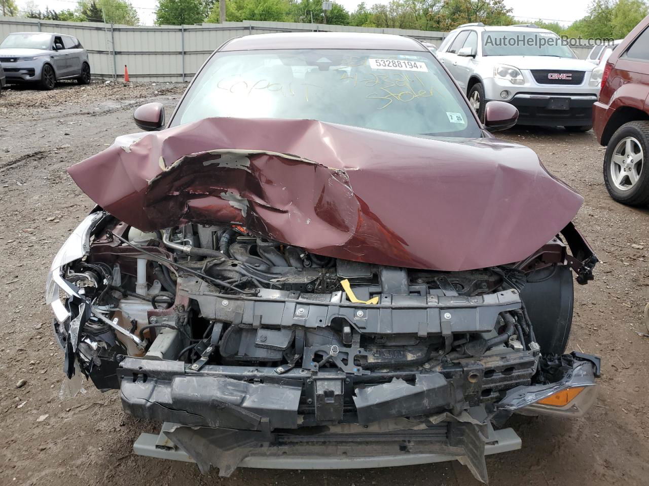 2020 Nissan Sentra Sv Maroon vin: 3N1AB8CV0LY236438