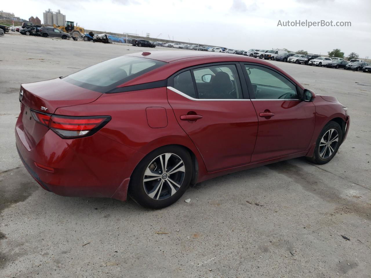 2020 Nissan Sentra Sv Red vin: 3N1AB8CV0LY269567