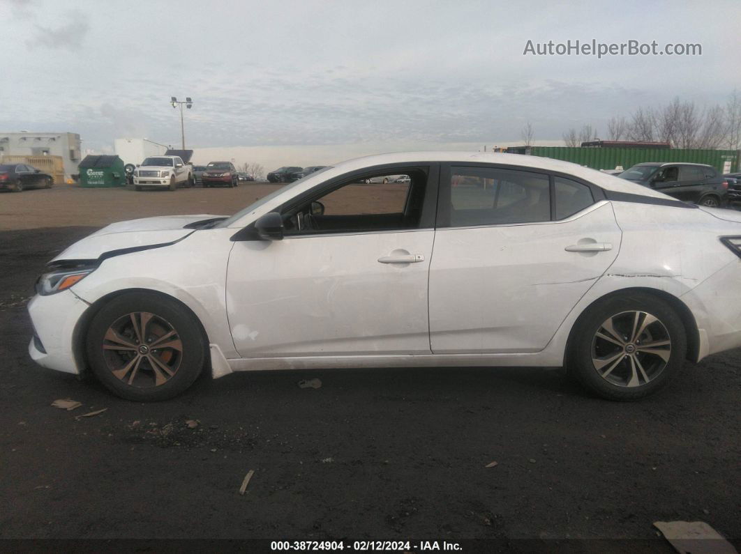 2020 Nissan Sentra Sv Xtronic Cvt White vin: 3N1AB8CV0LY281007