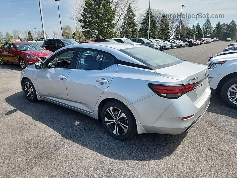 2020 Nissan Sentra Sv Silver vin: 3N1AB8CV0LY308674