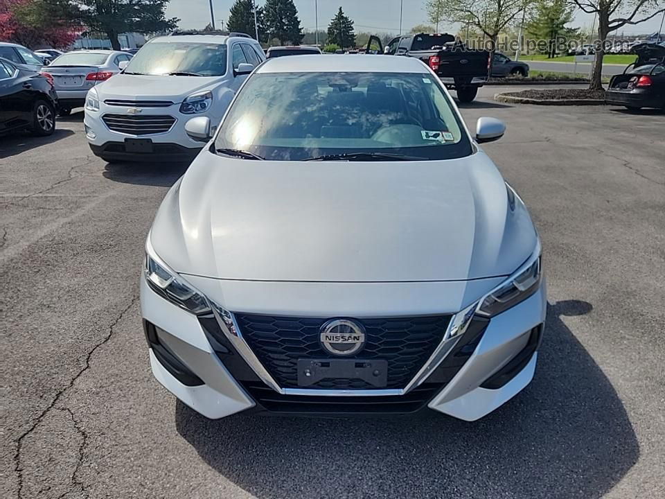 2020 Nissan Sentra Sv Серебряный vin: 3N1AB8CV0LY308674