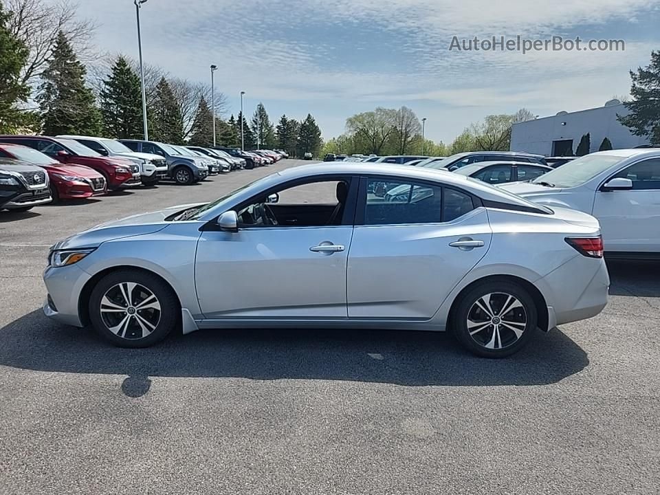 2020 Nissan Sentra Sv Silver vin: 3N1AB8CV0LY308674