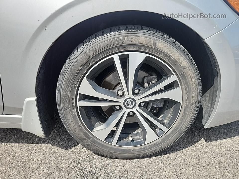 2020 Nissan Sentra Sv Серебряный vin: 3N1AB8CV0LY308674