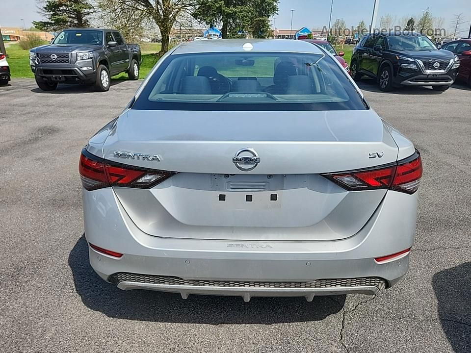 2020 Nissan Sentra Sv Silver vin: 3N1AB8CV0LY308674