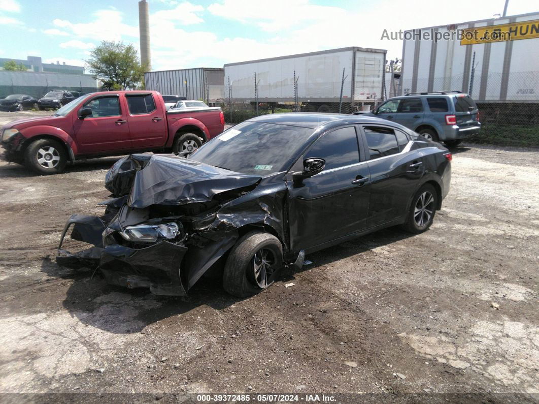 2021 Nissan Sentra Sv Xtronic Cvt Black vin: 3N1AB8CV0MY202811