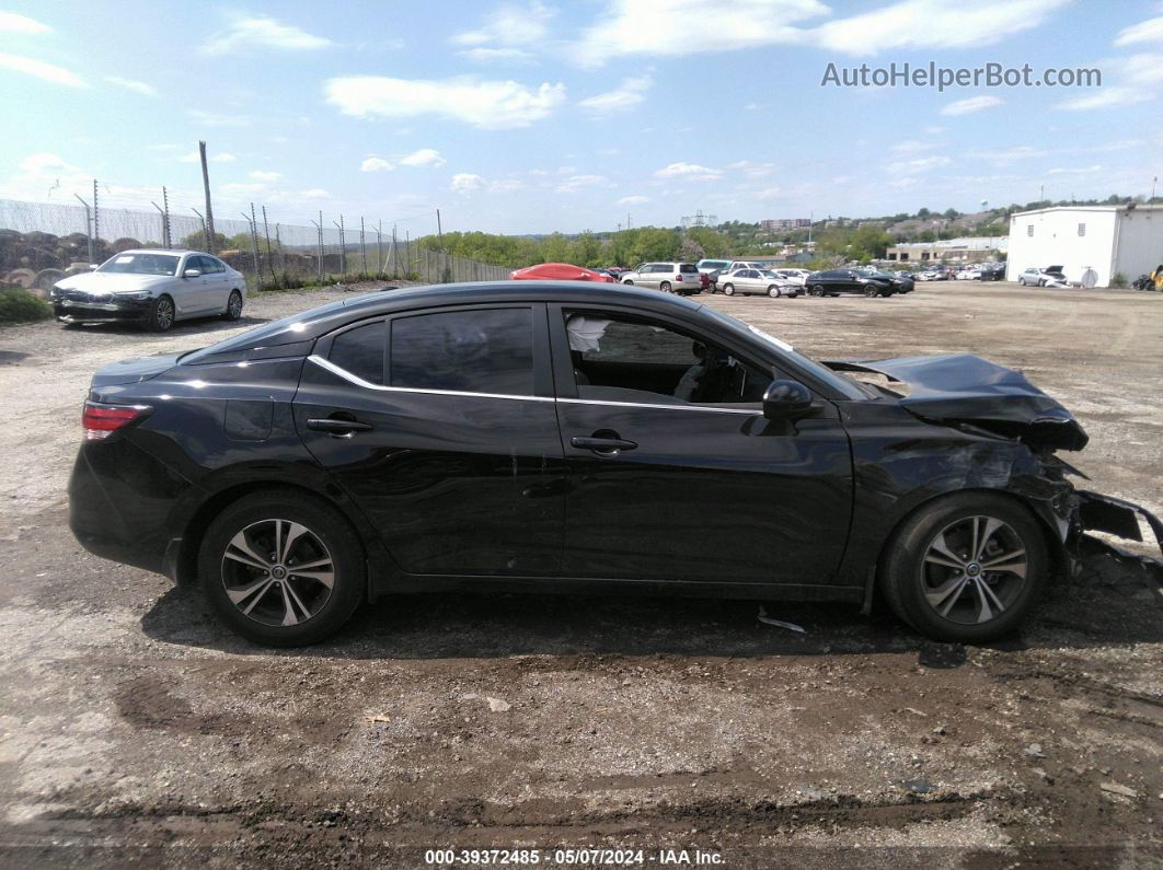 2021 Nissan Sentra Sv Xtronic Cvt Черный vin: 3N1AB8CV0MY202811