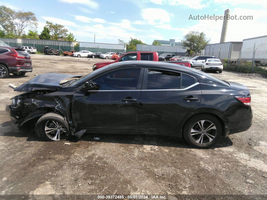 2021 Nissan Sentra Sv Xtronic Cvt Черный vin: 3N1AB8CV0MY202811