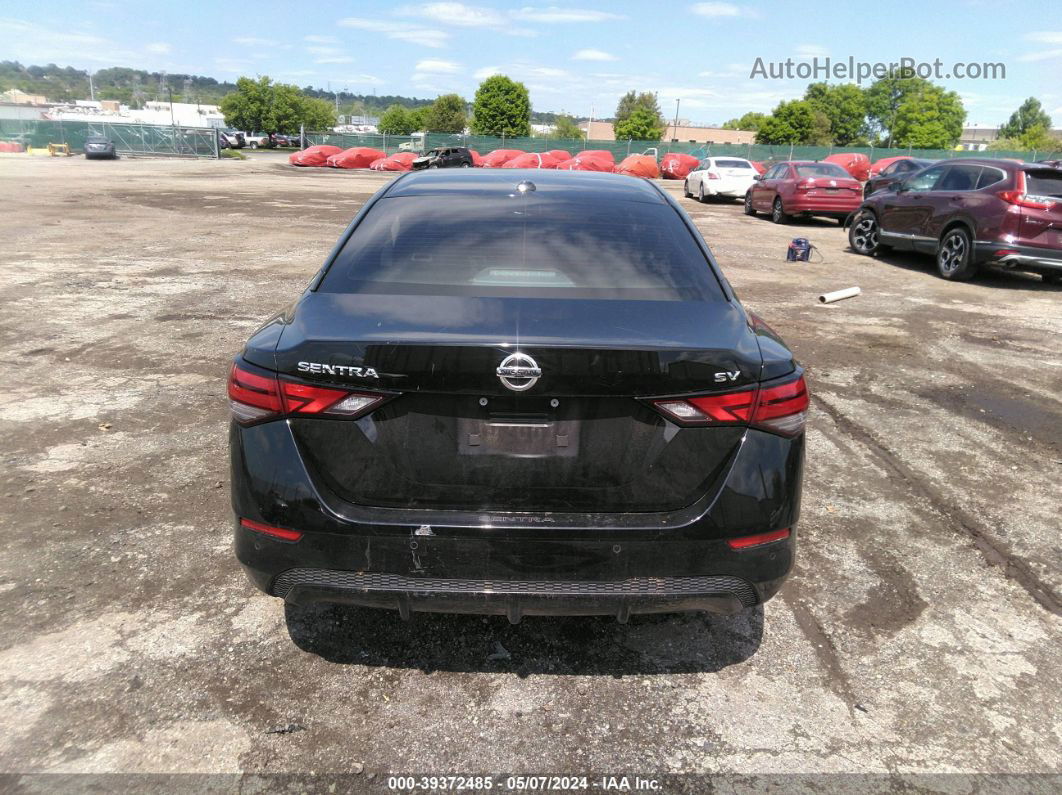 2021 Nissan Sentra Sv Xtronic Cvt Black vin: 3N1AB8CV0MY202811