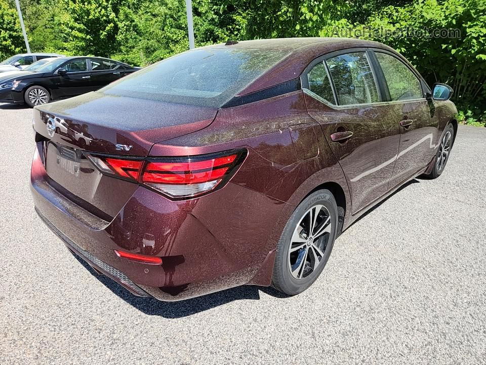 2021 Nissan Sentra Sv Red vin: 3N1AB8CV0MY211248