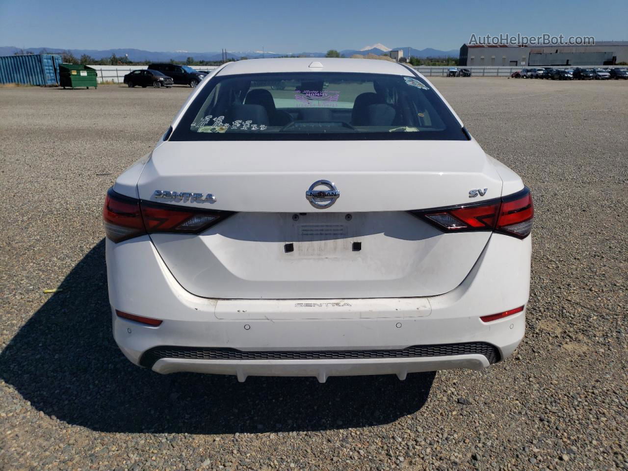 2021 Nissan Sentra Sv White vin: 3N1AB8CV0MY223173